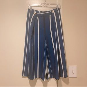 Zara Striped Culottes